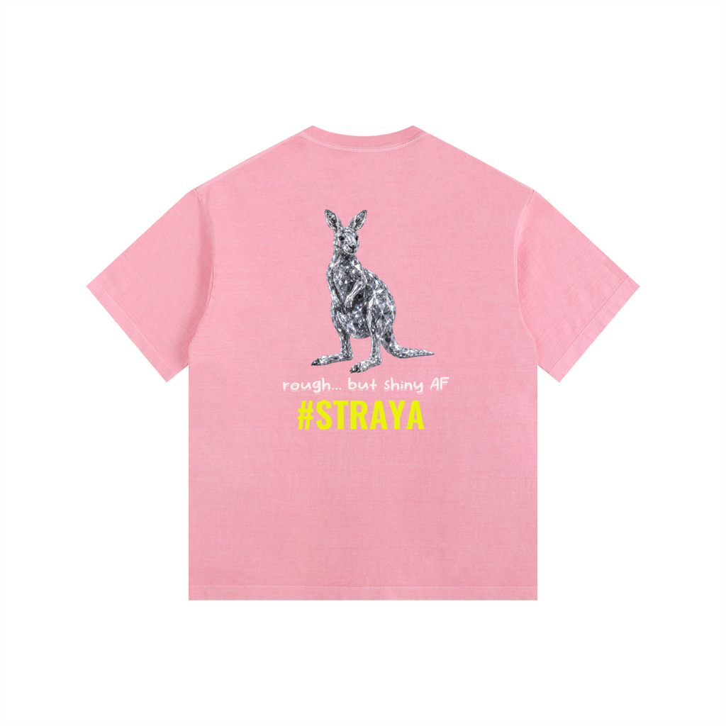 oversized diamond roo tee