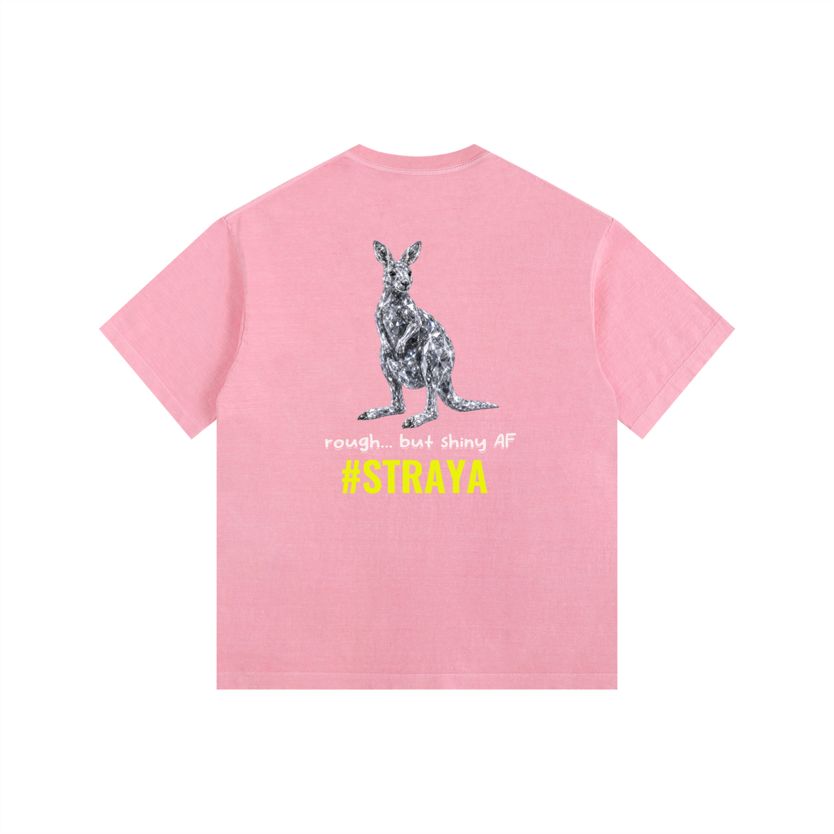 oversized diamond roo tee