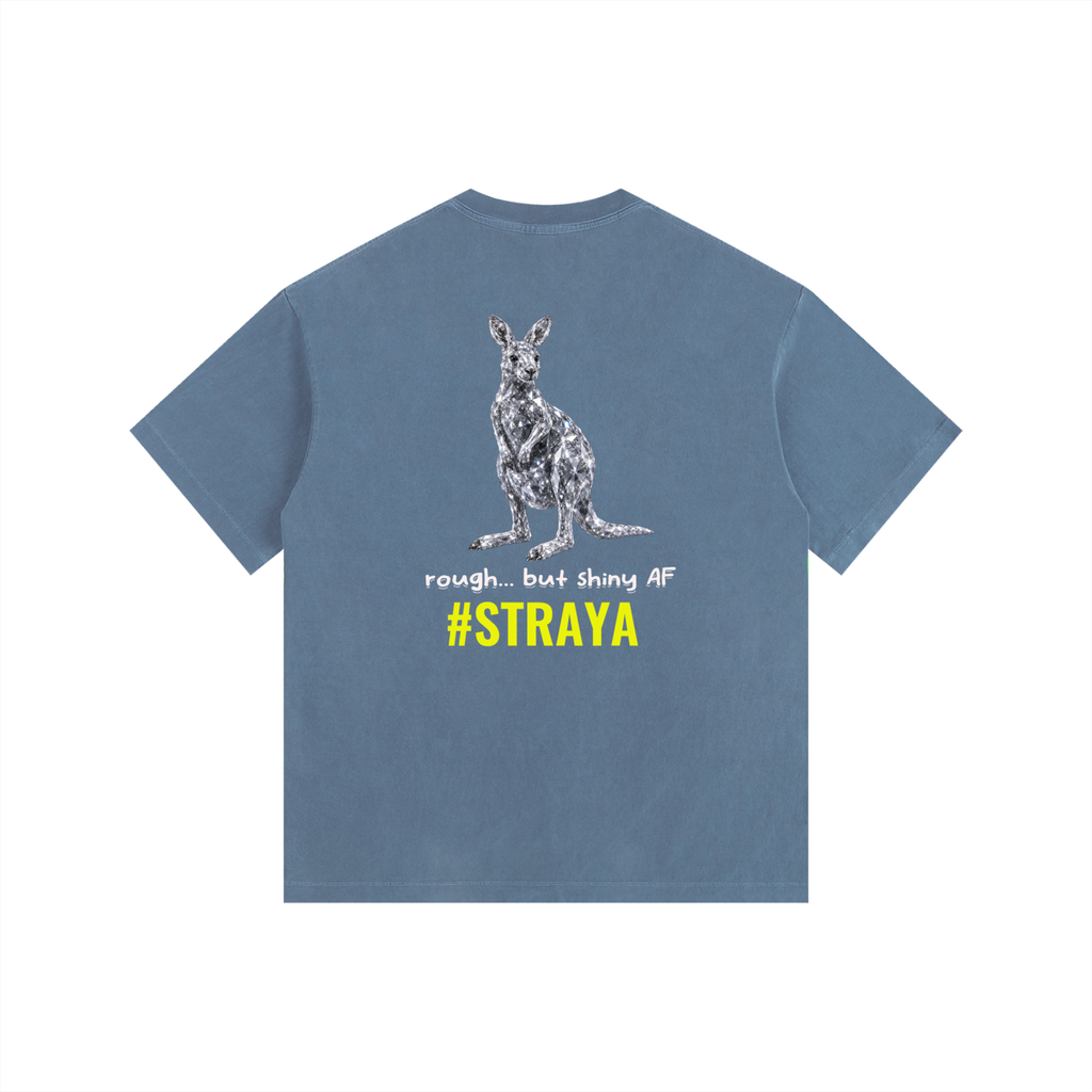 oversized diamond roo tee