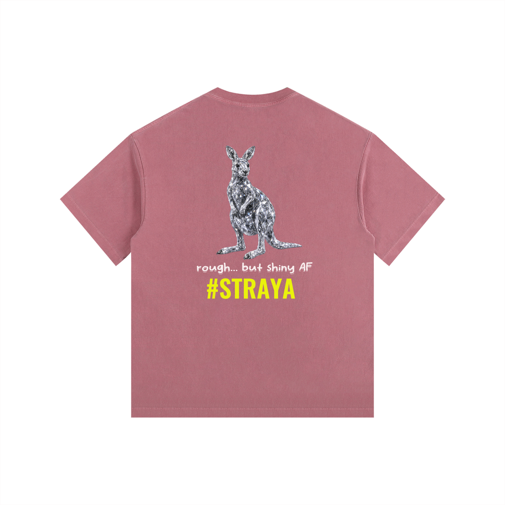 oversized diamond roo tee