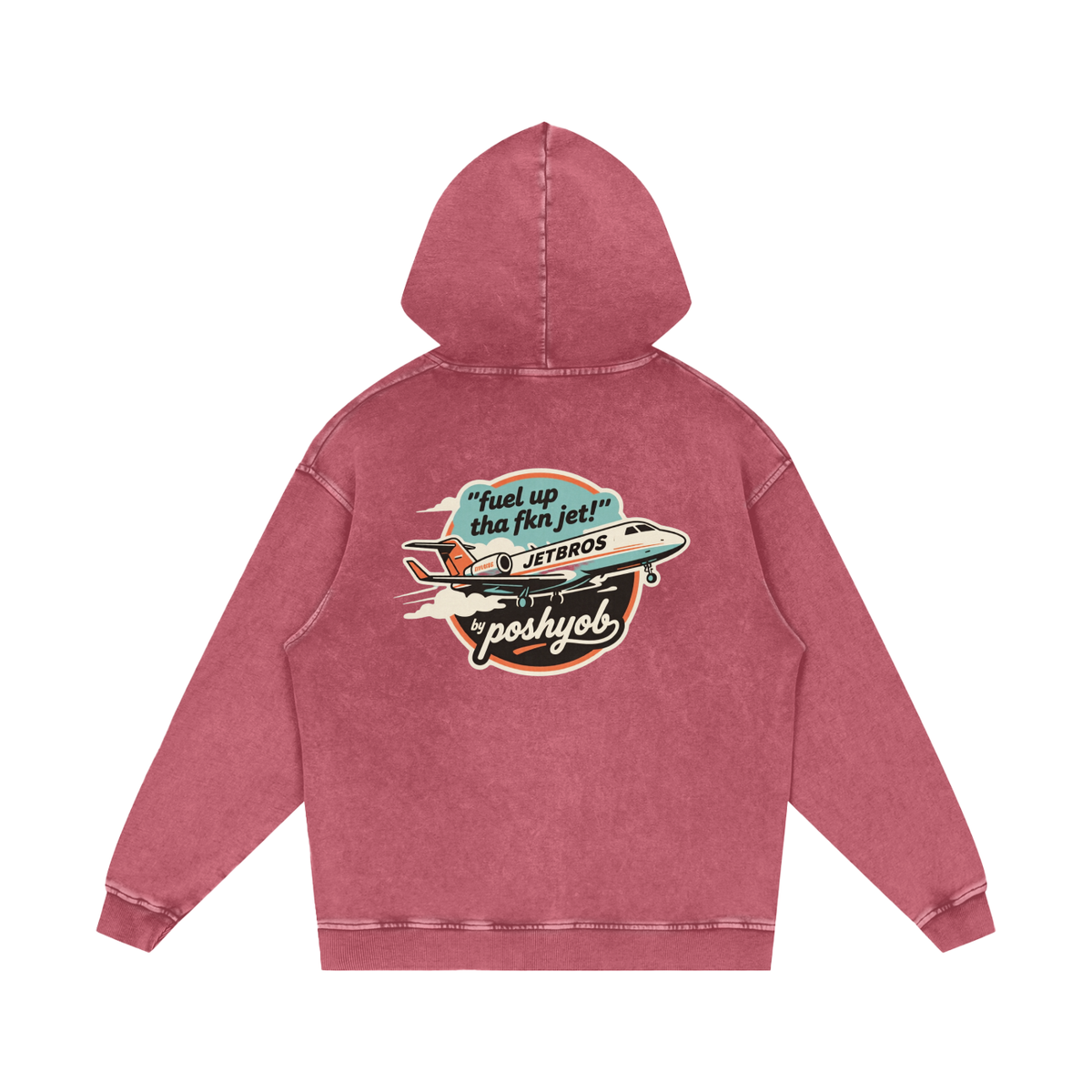 Washed Jetbros Hoodie