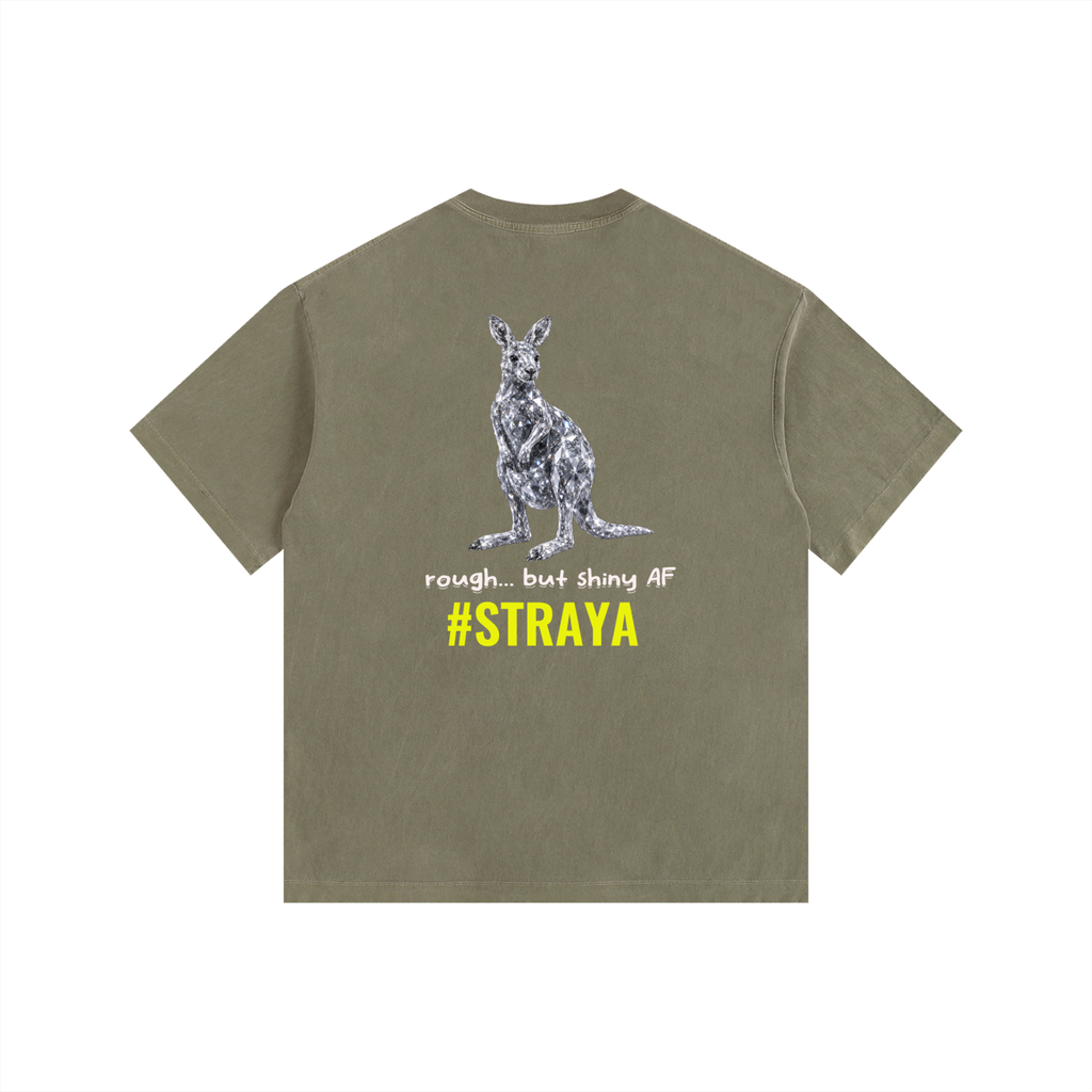oversized diamond roo tee