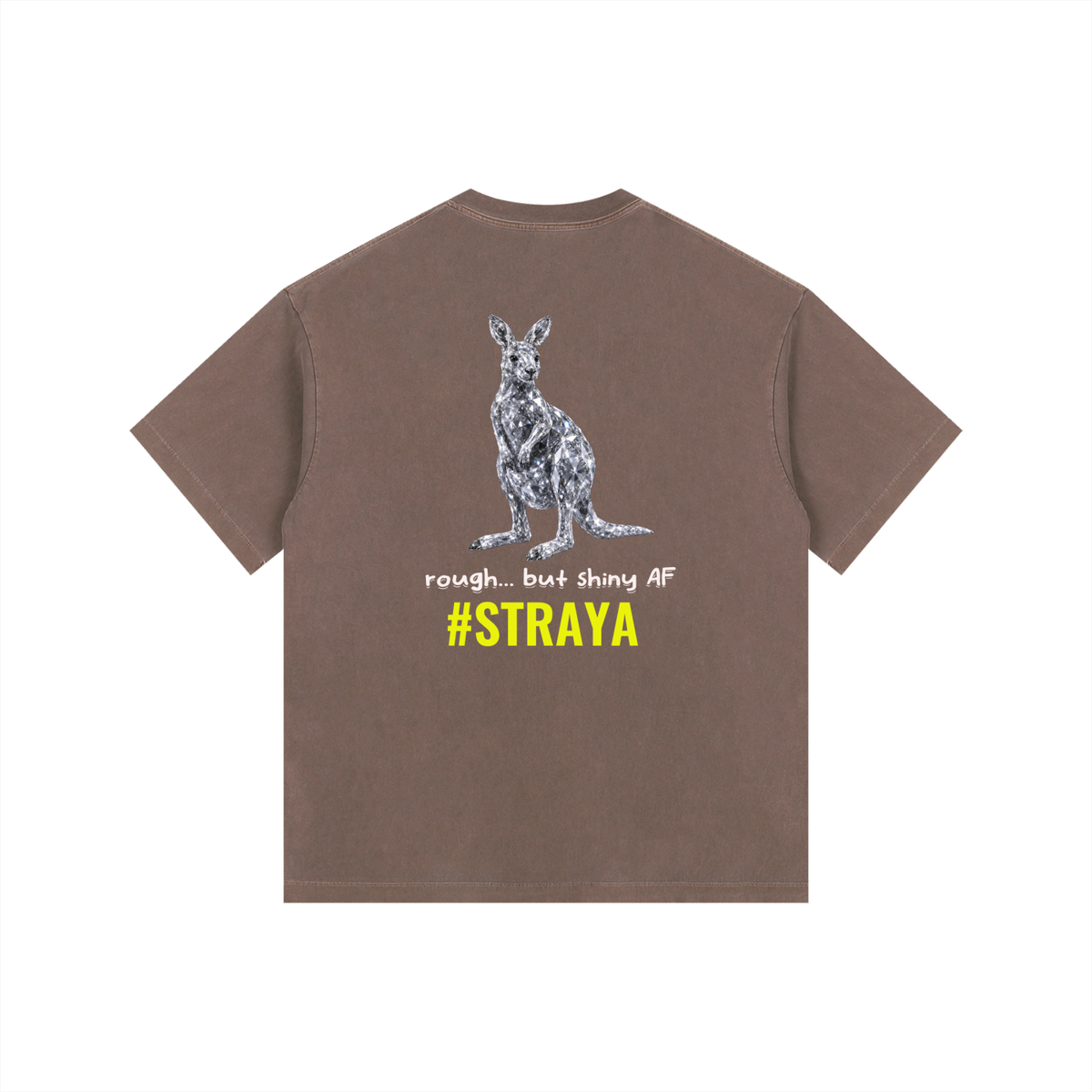 oversized diamond roo tee