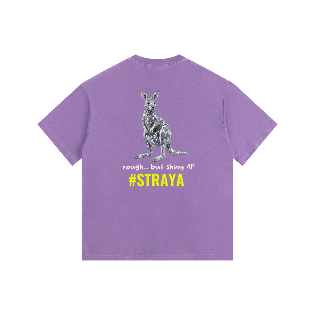 oversized diamond roo tee