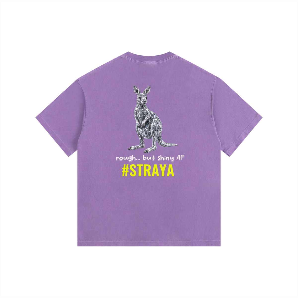 oversized diamond roo tee