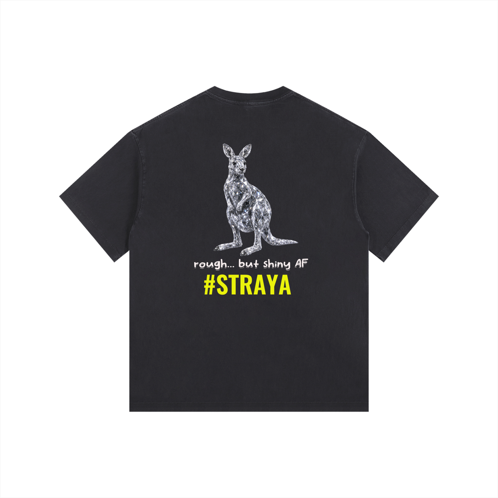 oversized diamond roo tee