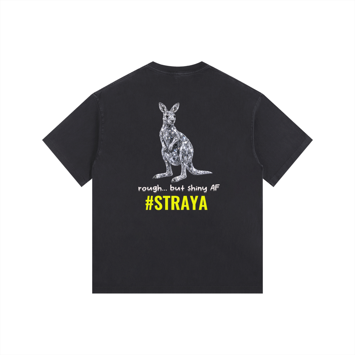 oversized diamond roo tee