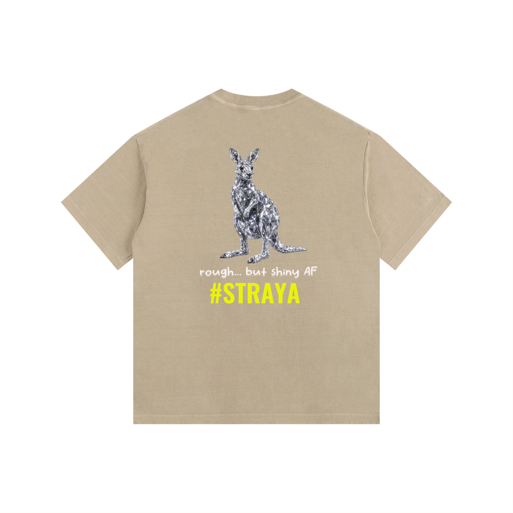 oversized diamond roo tee